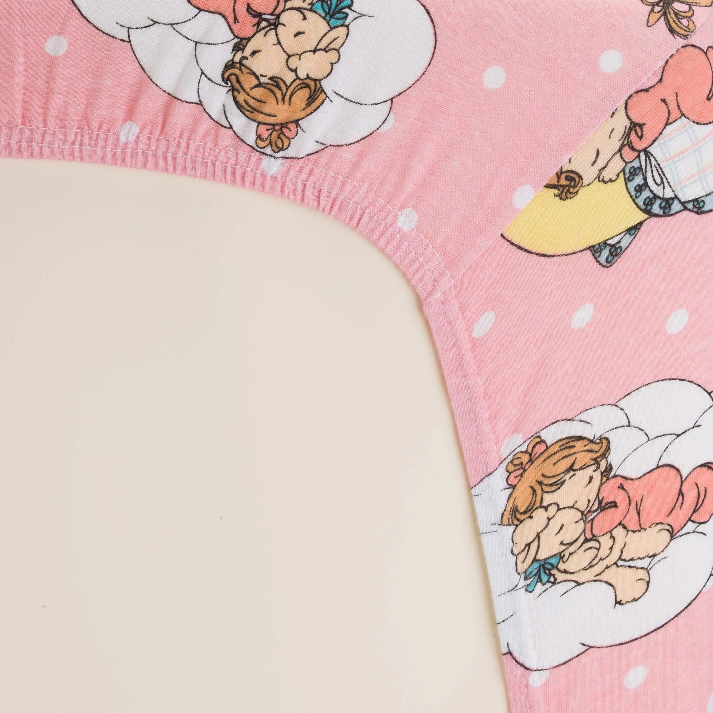 2 Pack n Play and Portable Crib Mattress Sheets - Precious Moments Girls