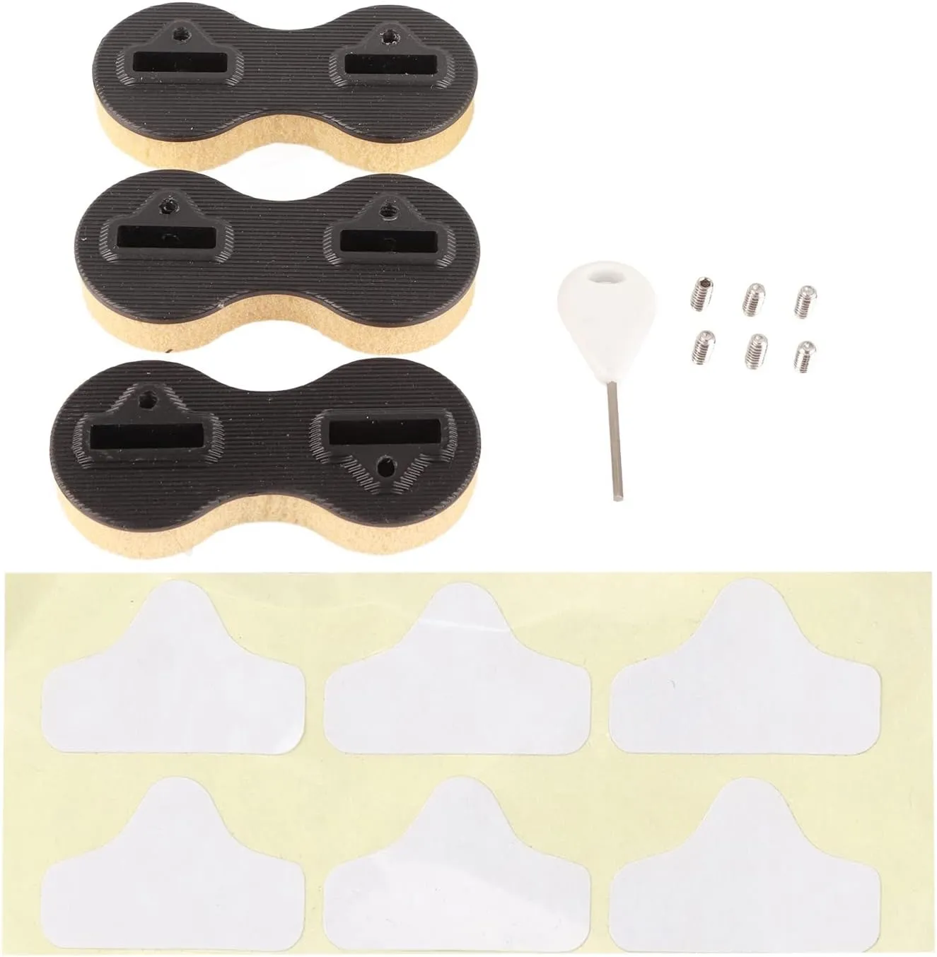 3 Pcs Surfboard Fin Box, Round Cup Shape PVC Nine Zero Degree Side Surfboard Fins Plugs for Surfing Surf Board