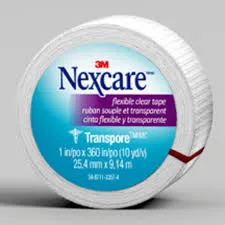 3M Nexcare Flexible Clear First Aid Tape, 2 Inch X 10 Yards