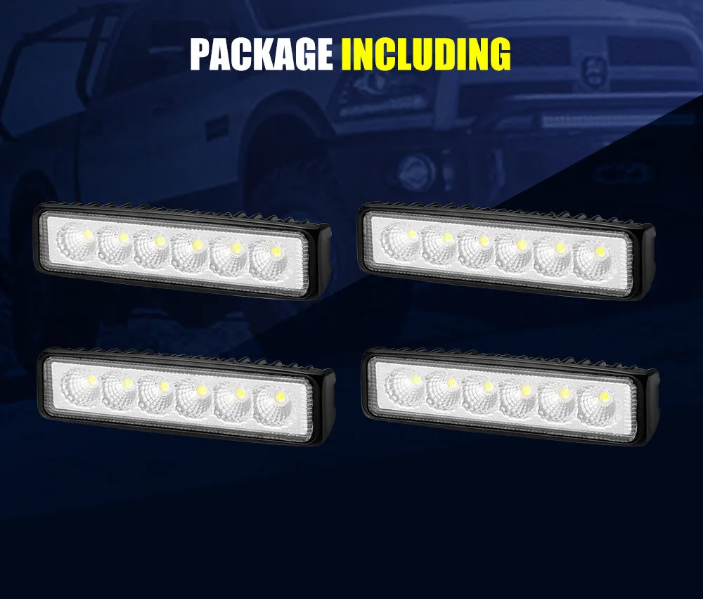6inch Led Light Bar 1 Lux @ 40M IP68 3501 - 4000 lm
