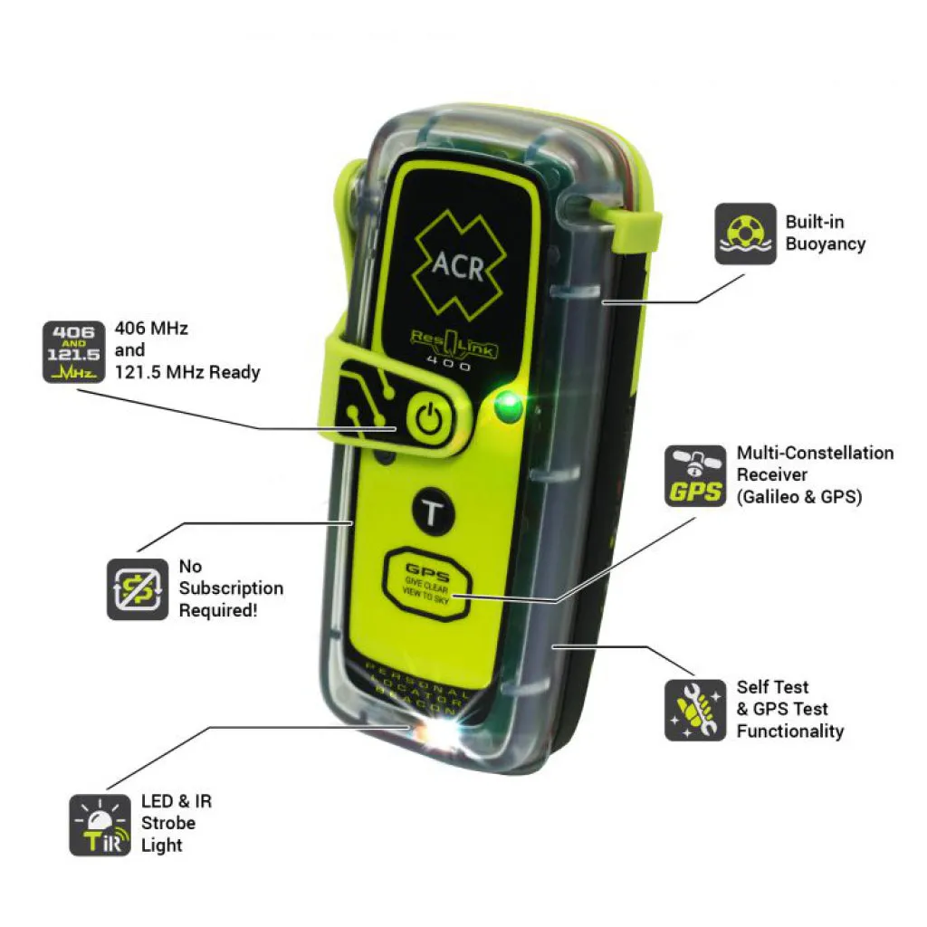 ACR ResQLink 400 PLB - Buoyant