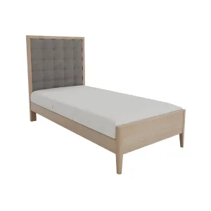 Adrianna 48x75" Bed - Oak