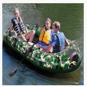 Adult Heavy Kayak Inflatable Boat, Thicken Inflatable Raft Assault Rubber Boats, WearResisting Hovercraft Dinghies