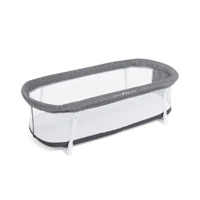 Baby Delight Snuggle Nest Portable Infant Bassinet - Charcoal Tweed