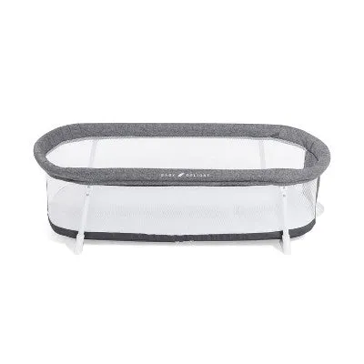 Baby Delight Snuggle Nest Portable Infant Bassinet - Charcoal Tweed