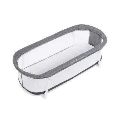 Baby Delight Snuggle Nest Portable Infant Bassinet - Charcoal Tweed