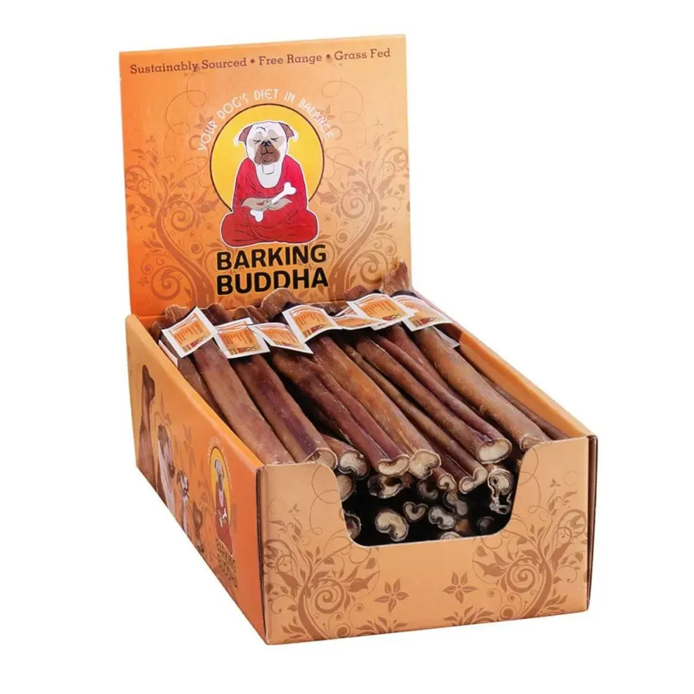 Barking Buddha Thick Bully Stick 12" - Case of 50