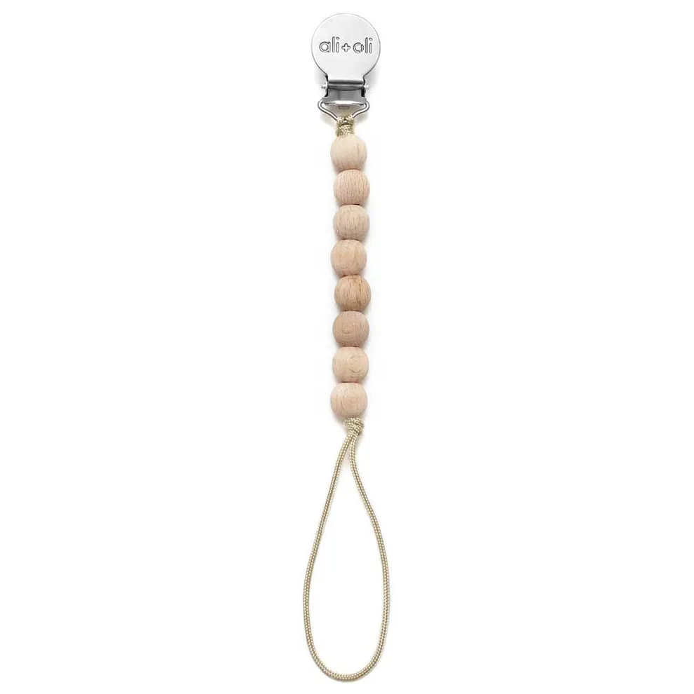 Beaded Silicone Pacifier Clip