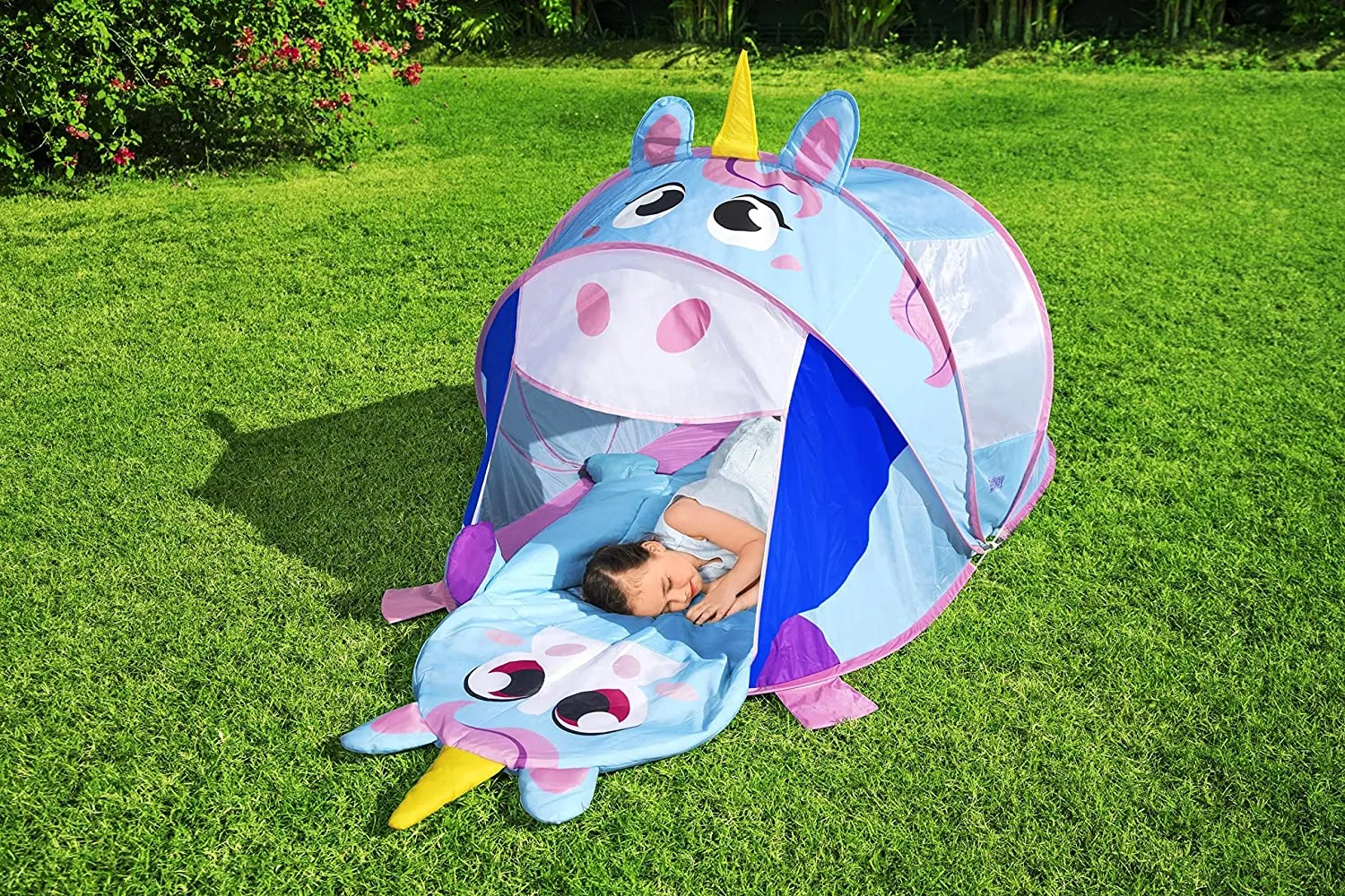 Bestway AdventureChasers Unicorn Play Tent (72" x 38" x 32"/1.82m x 96cm x 81cm)