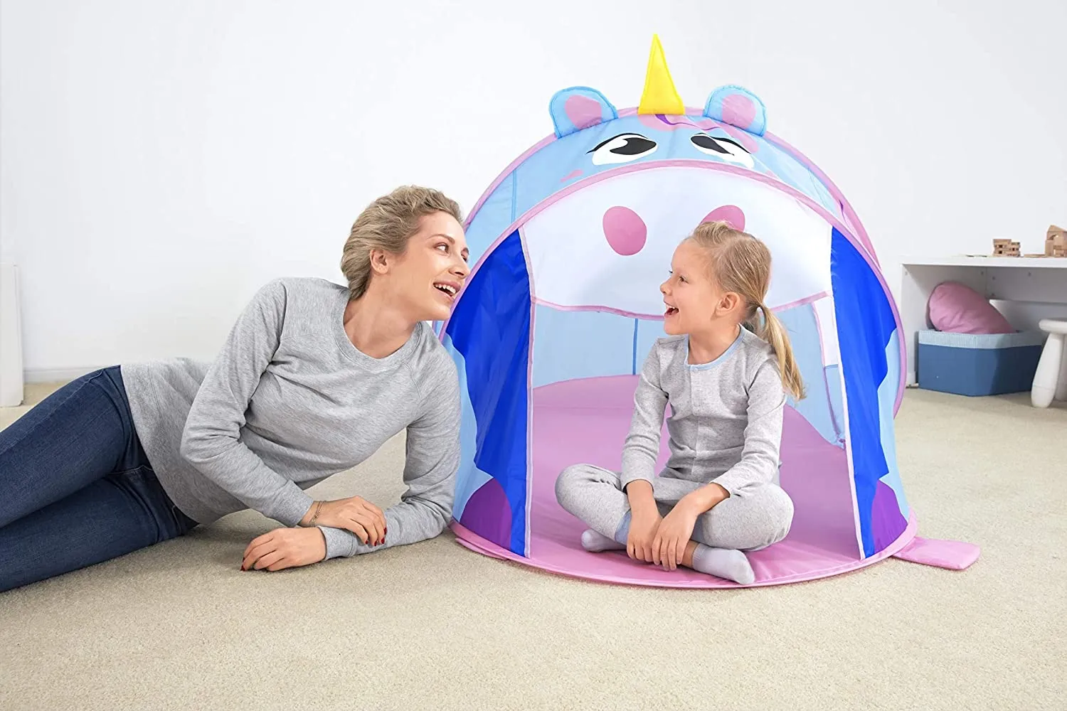Bestway AdventureChasers Unicorn Play Tent (72" x 38" x 32"/1.82m x 96cm x 81cm)