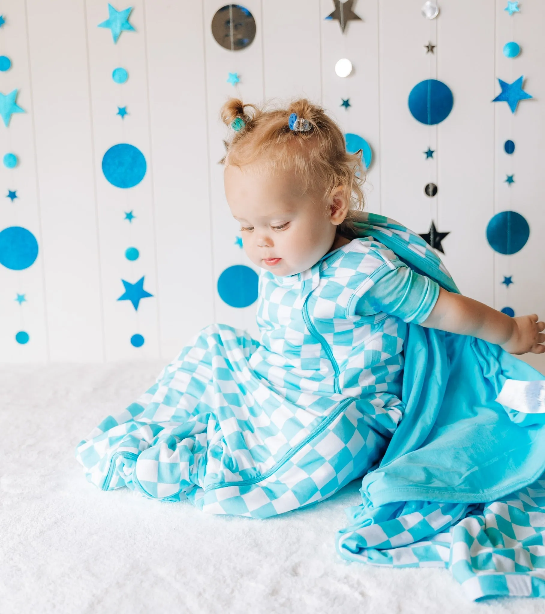 Blue Checks Dream Sleep Sack