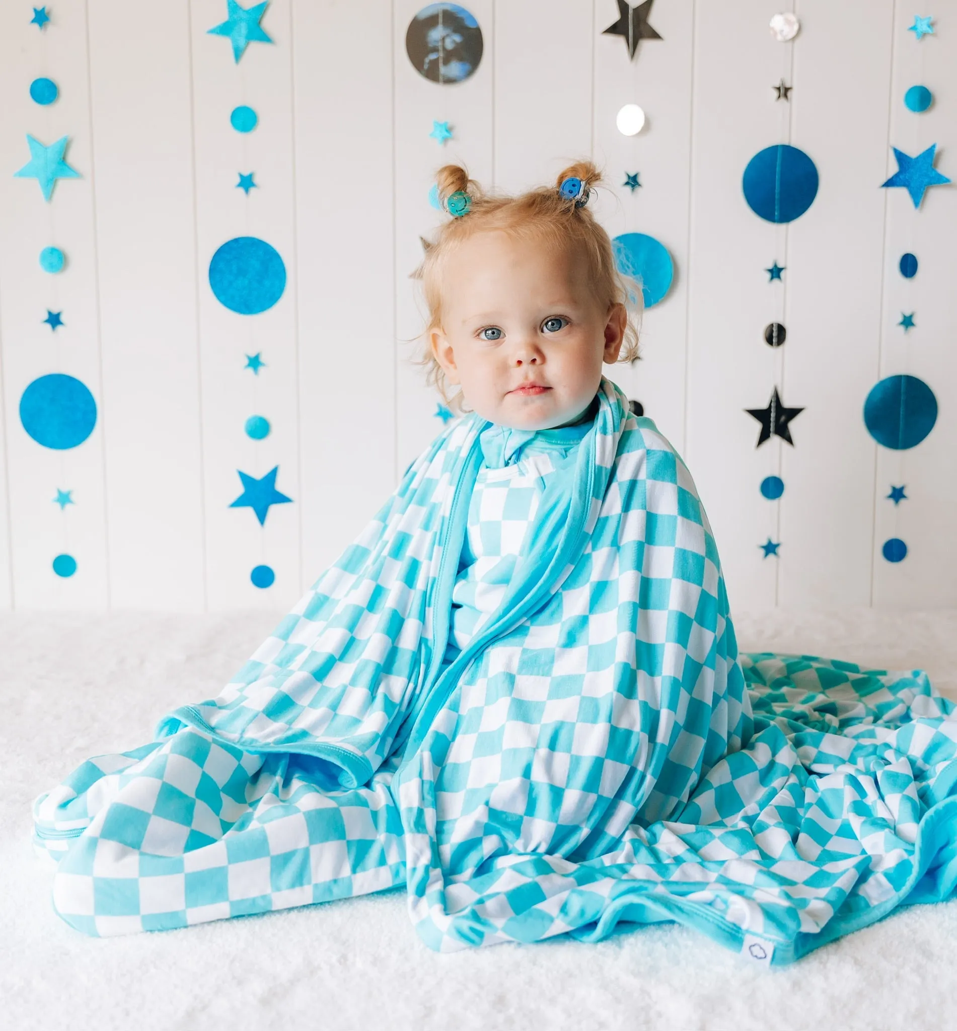 Blue Checks Dream Sleep Sack