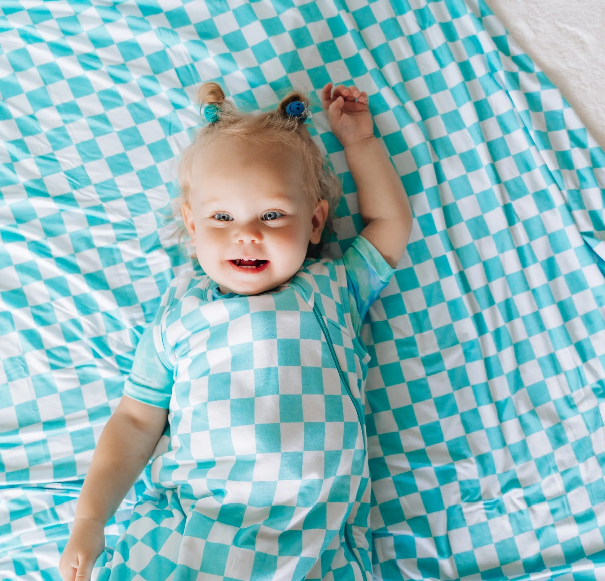 Blue Checks Dream Sleep Sack