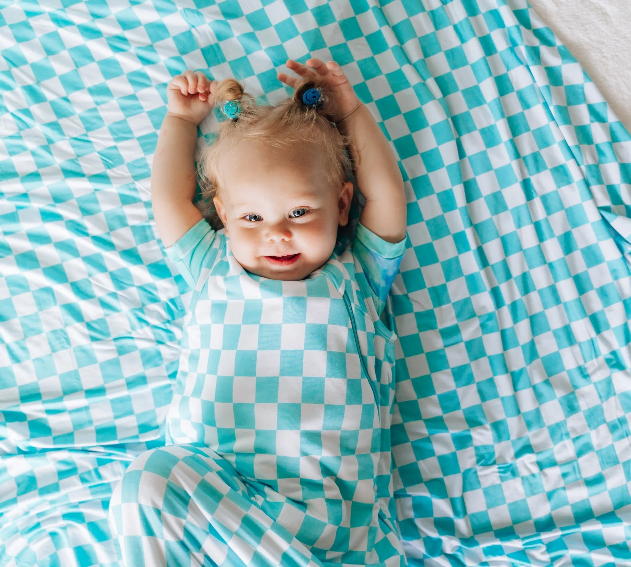 Blue Checks Dream Sleep Sack