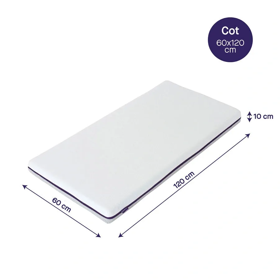 ClevaMama Climate Control Mattress 60 x 120 x 10 cm - Cot Size