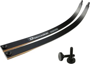 Deerseeker Archery Takedown Recurve Limbs Bow Limb Replacements with 2pack Hand-Screw Limb Bolts 20-60 lbs for 62" & 66" Wooden Bow