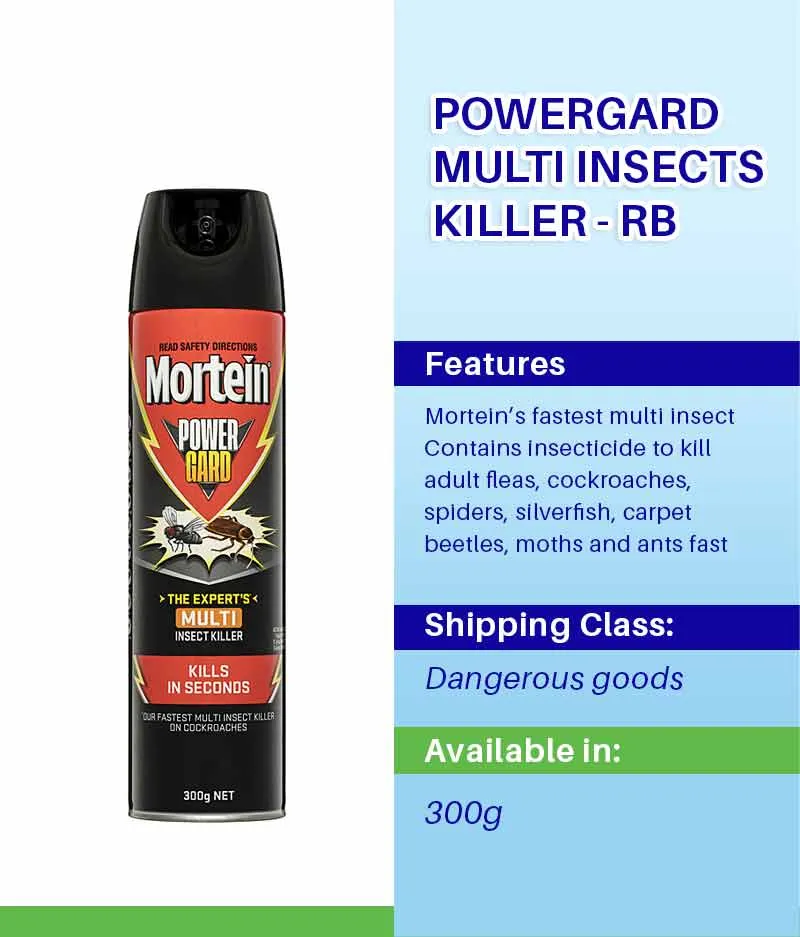 Diversey Mortein Powergard Multi Insects Killer 300g