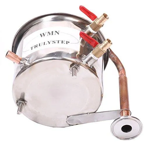 DIY 2 Gal 10 Liters Copper Alcohol Moonshine Stills Ethanol Still Spirits Boiler Water Distiller