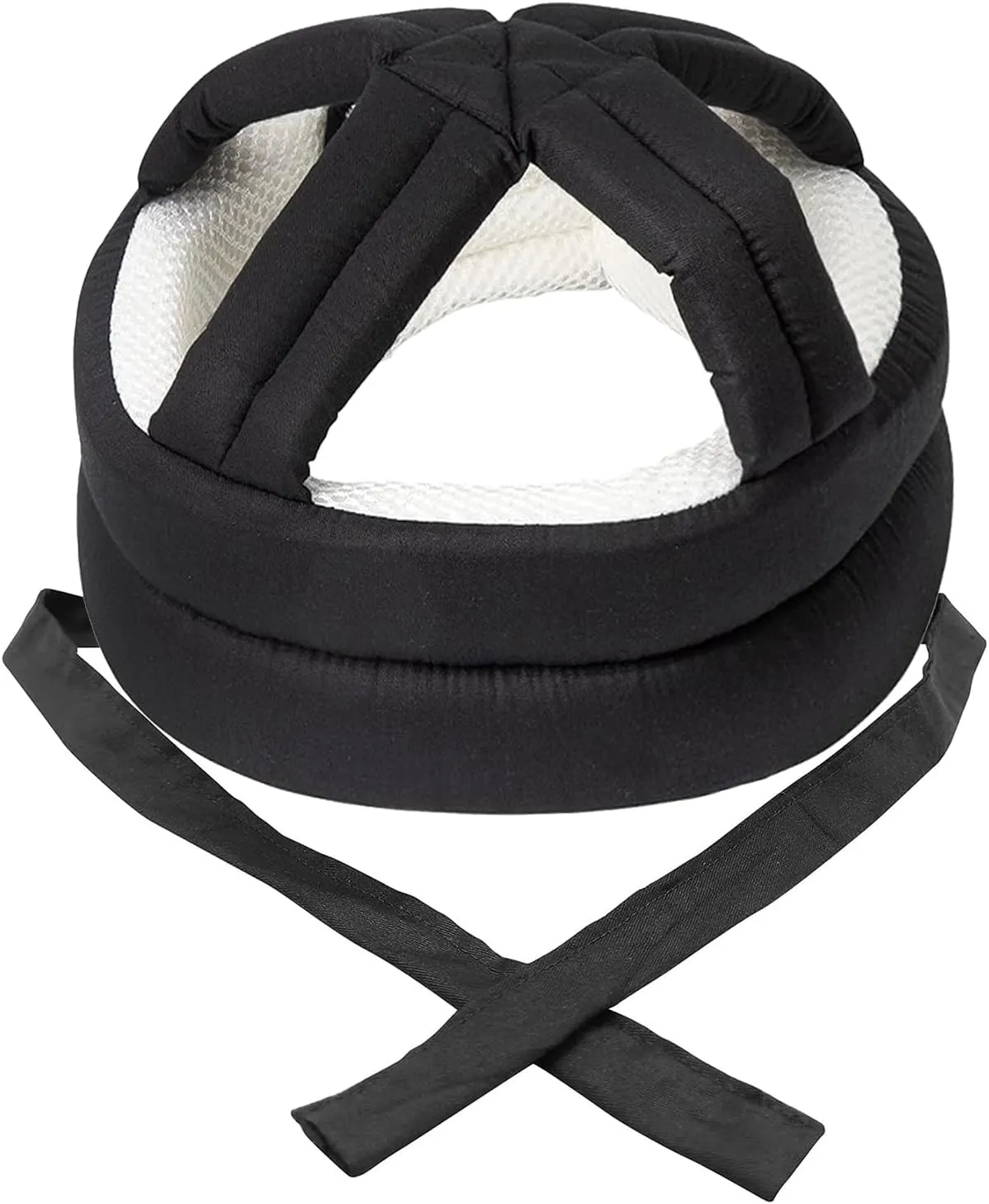 Elderly No Bumps Head Protective Hat Soft Head Protection Bonnet with Chin Strap for Patient Seniors Anti-Fall Safety Helmet