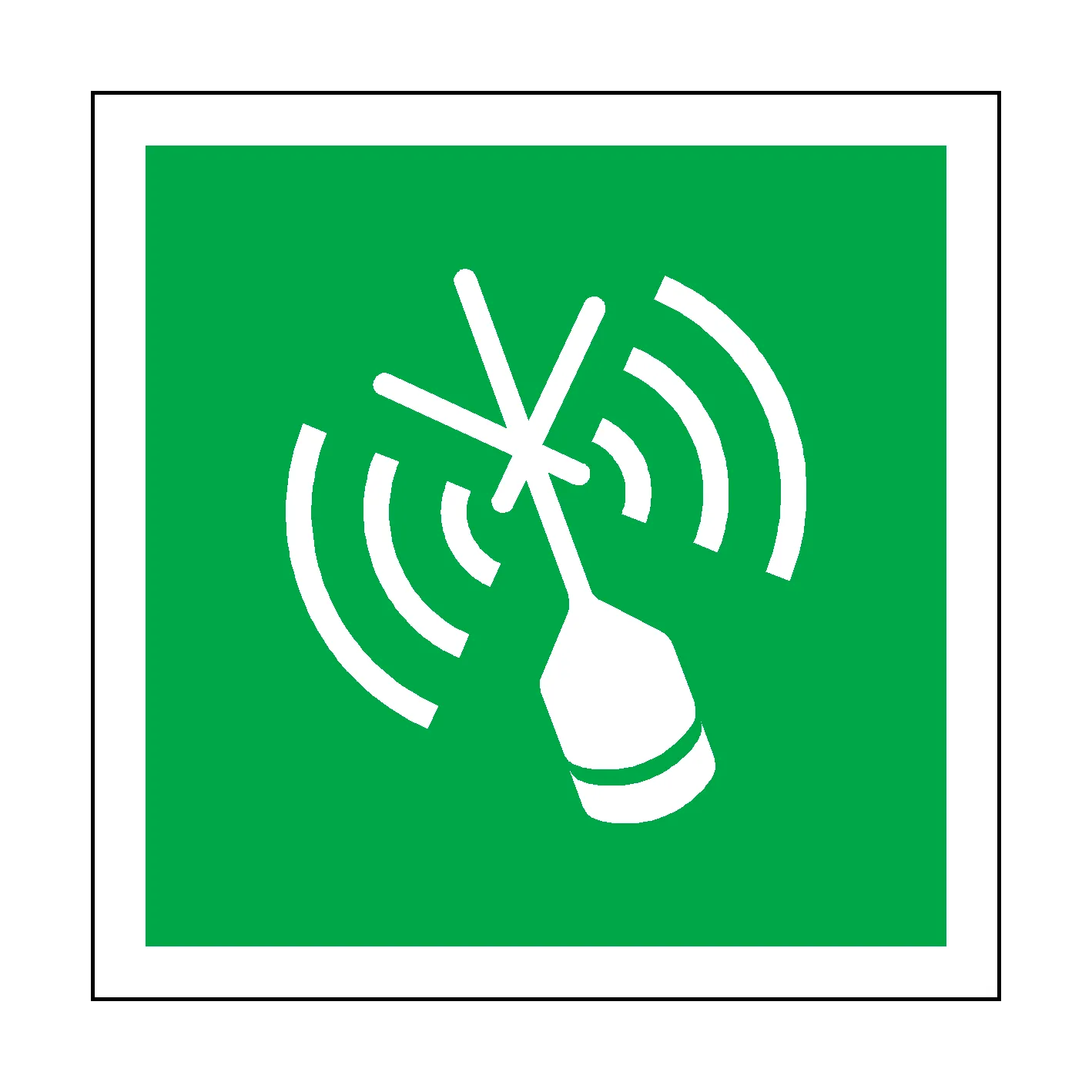 Emergency Position Indicating Radio Beacon Symbol Sign