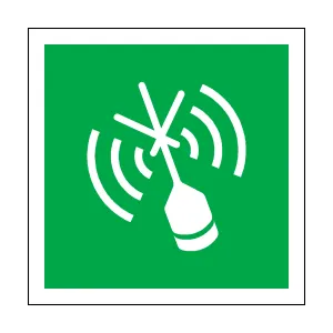 Emergency Position Indicating Radio Beacon Symbol Sign