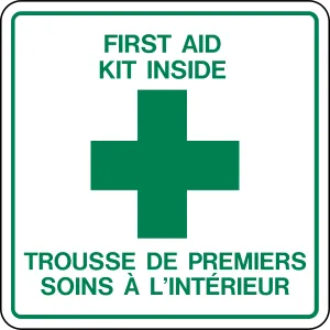 First Aid Kit Inside Bilingual
