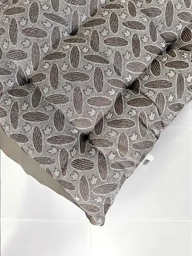 H B Msala Gadda Medium Firm Soft Cotton Quilt Mattress, Rectangle Type, Black Hosiery Cotton, Premium Shine Grey Star (5x6 Queen)