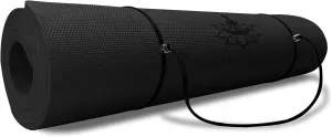 Hatha Yoga Thick TPE Yoga Mat 72"x 27"x1/3 inch Non Slip Eco Friendly Exercise Mat for Yoga Pilates & Floor Workouts