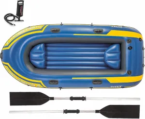 Inflatable Dinghy Boat Fishing, Inflatable Boat Kids with Oars, Touring Kayak, Inflatable Rafts Adults