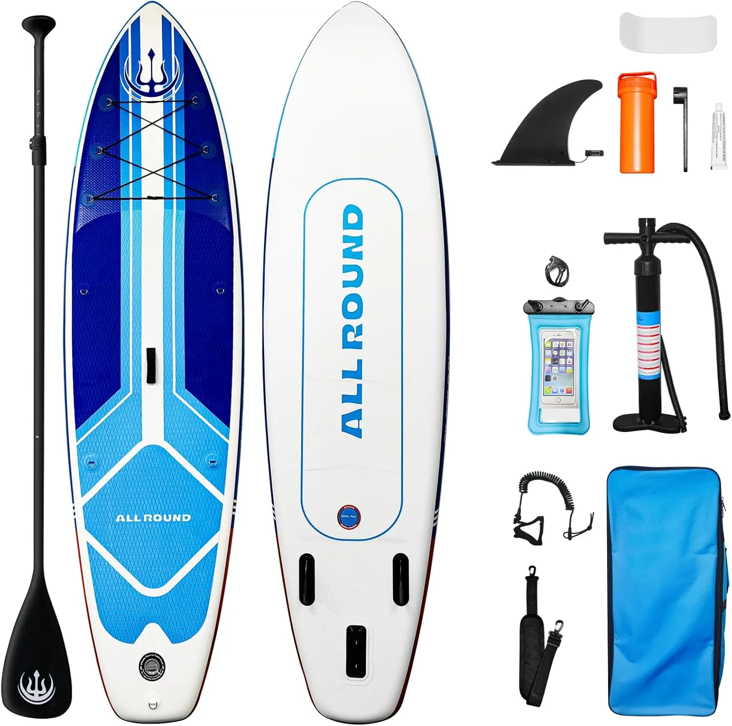 Inflatable Stand Up Paddle Boards, 10 Ft 6 in with Paddle Board Accessories, 33" Wide Stable Design, Non-Slip Comfort Deck for Youth & Adults