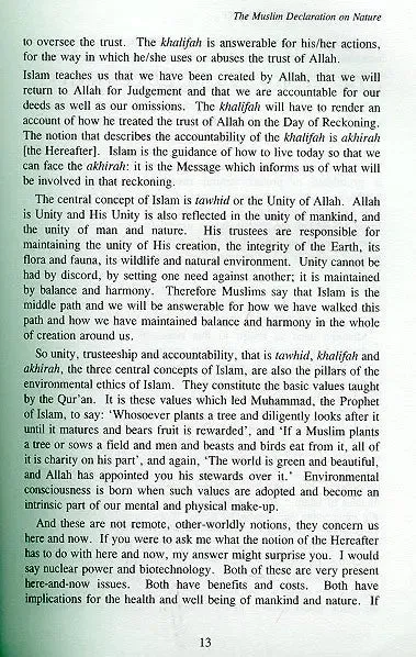 Islam and the Environment