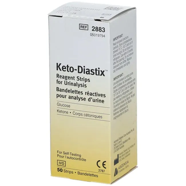 KETO test strips, DIASTIX