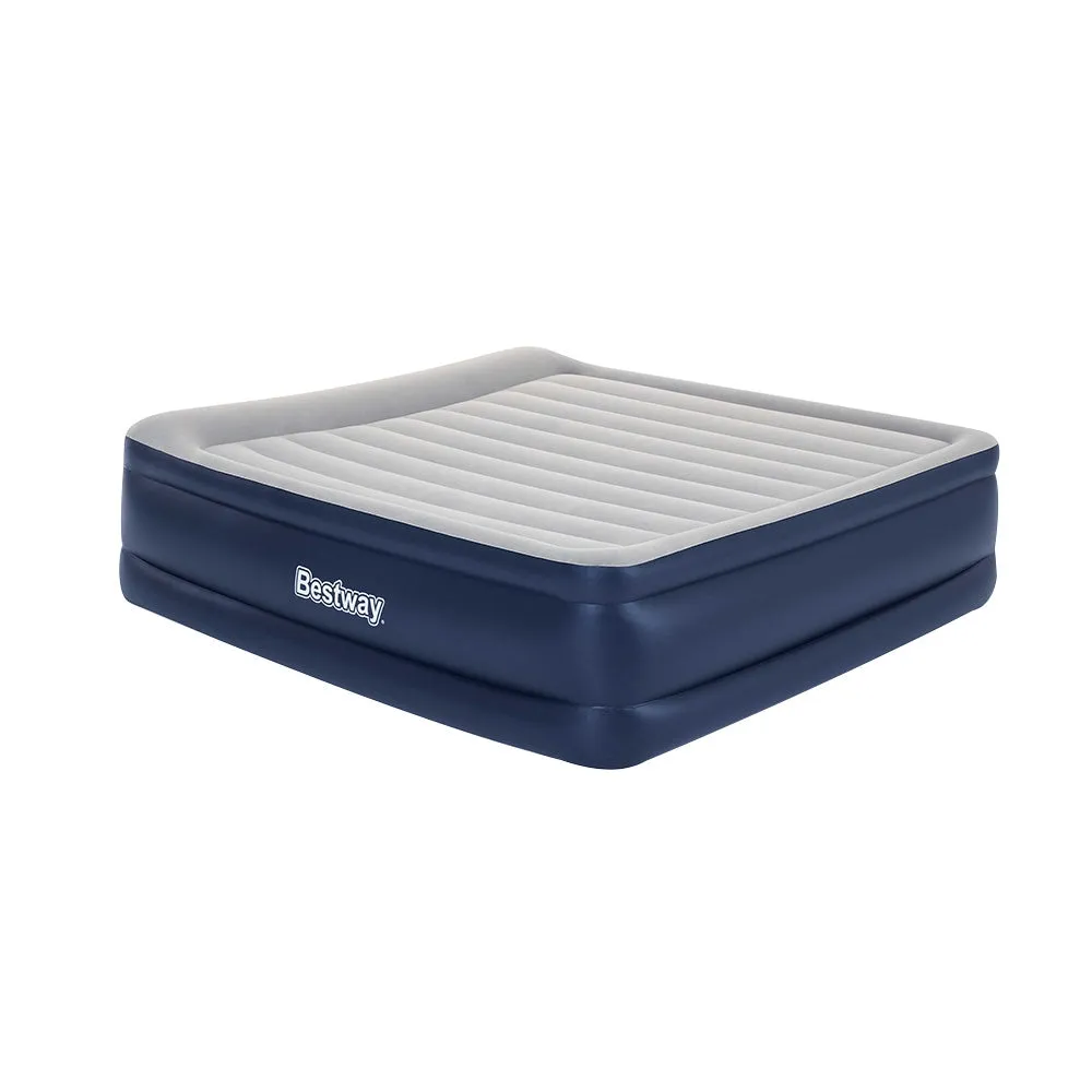 King Air Mattress with Built-in Pump and Pillow - Bestway