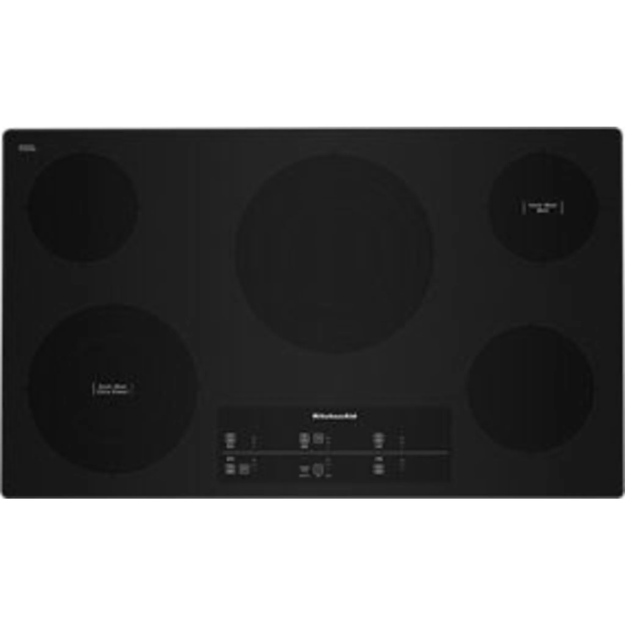 KitchenAid  36" Electric Cooktop with 5 Elements and Touch-Activated Controls (KCES956KBL)