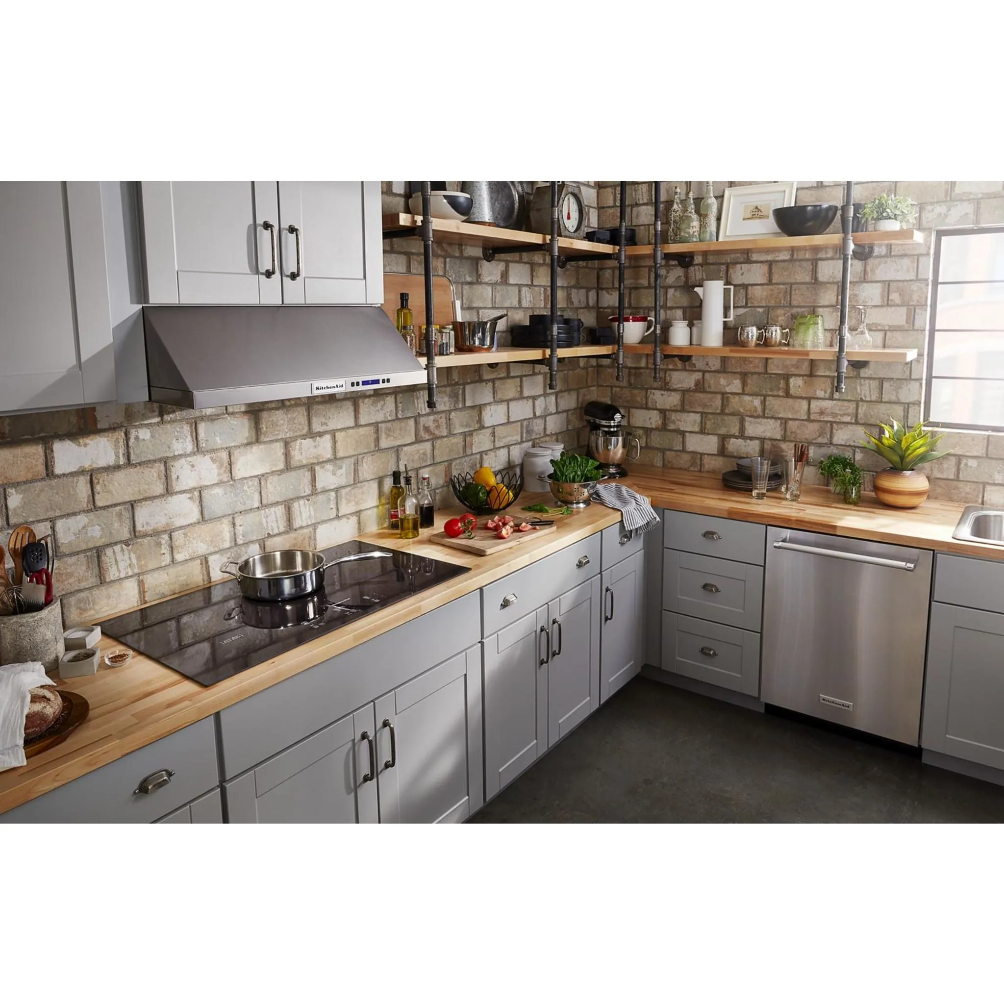 KitchenAid  36" Electric Cooktop with 5 Elements and Touch-Activated Controls (KCES956KBL)