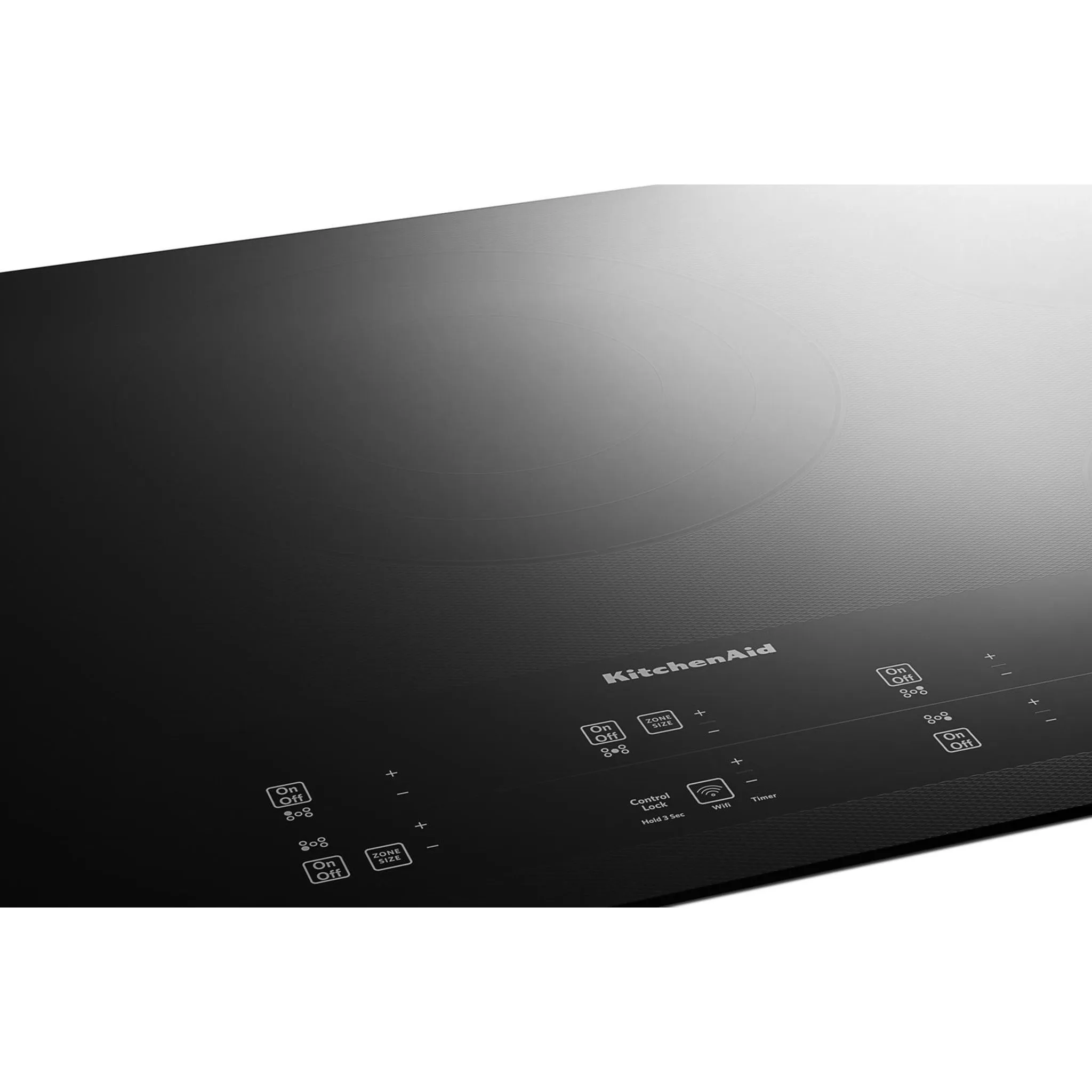 KitchenAid  36" Electric Cooktop with 5 Elements and Touch-Activated Controls (KCES956KBL)