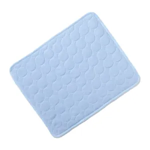 Kuber Industries Rectangular Dog & Cat Bed|Multi-Utility Self-Cooling Pad For Dog & Cat|Light-weight & Durable Dog Bed|ZQCJ001LB-XL|Light Blue
