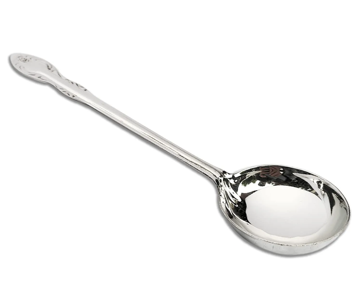 Kuber Industries Stainless Steel Serving Spoon for Dining Table & Kitchen (Silver), Set of 2