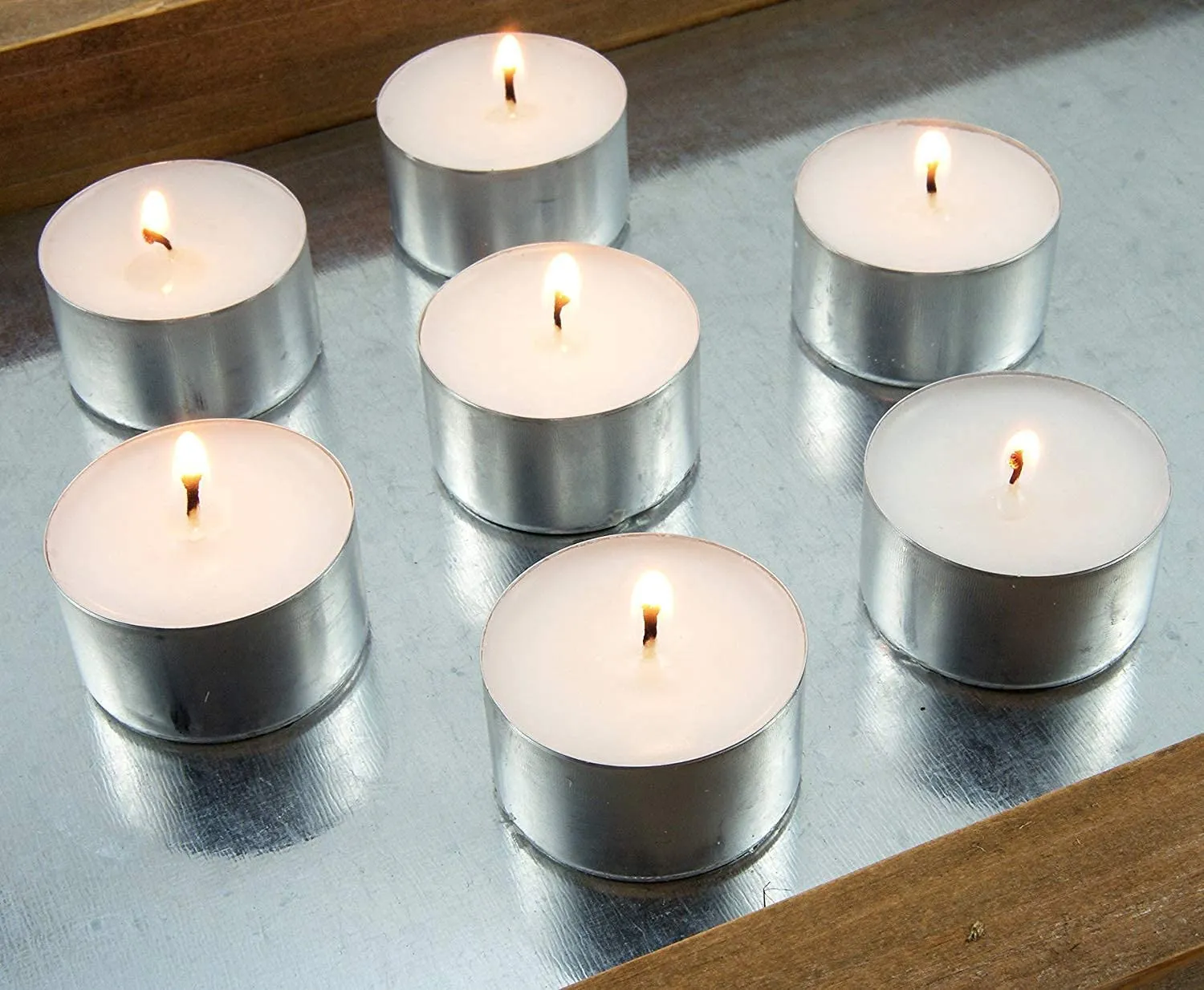 Kuber Selection 9 Hour Long Burning Unscented Tea Light Candles, Smokeless Paraffin Tea Candles for Home, Pool, Shabbat, Weddings & Emergencie (Pack of 30 Pcs/ 9 Hour Long Burning Candle, White)