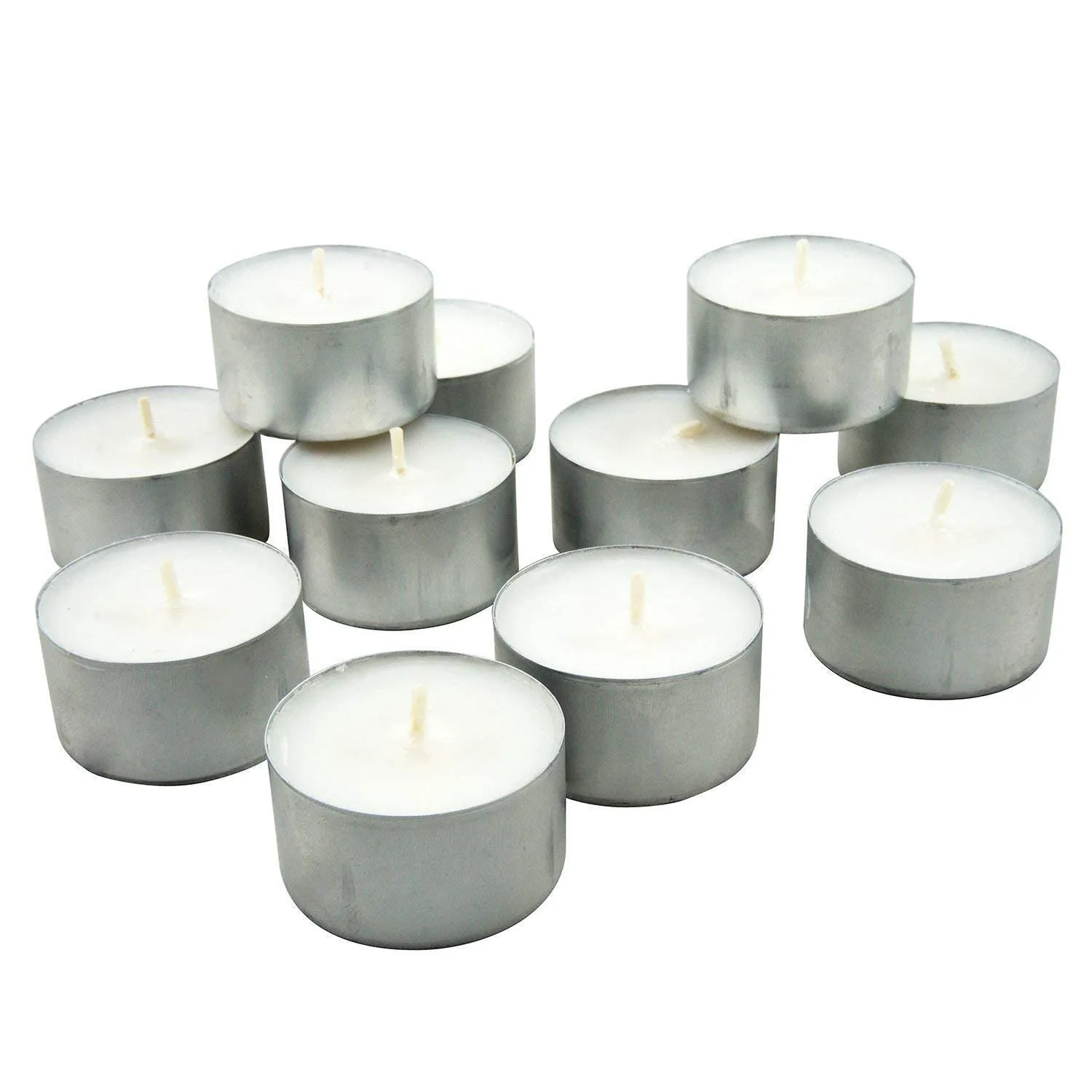 Kuber Selection 9 Hour Long Burning Unscented Tea Light Candles, Smokeless Paraffin Tea Candles for Home, Pool, Shabbat, Weddings & Emergencie (Pack of 30 Pcs/ 9 Hour Long Burning Candle, White)