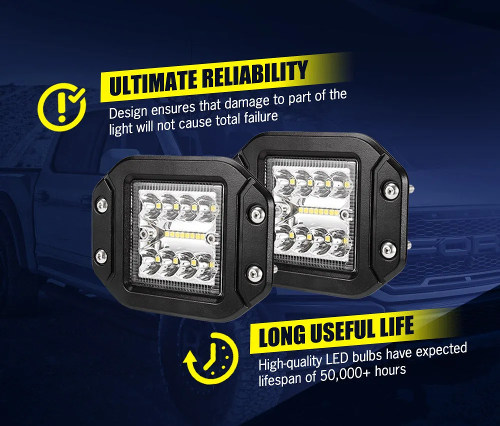 Lightfox 5inch Led Light Bar 1 Lux @ 160M IP68 3501 - 4000 lm