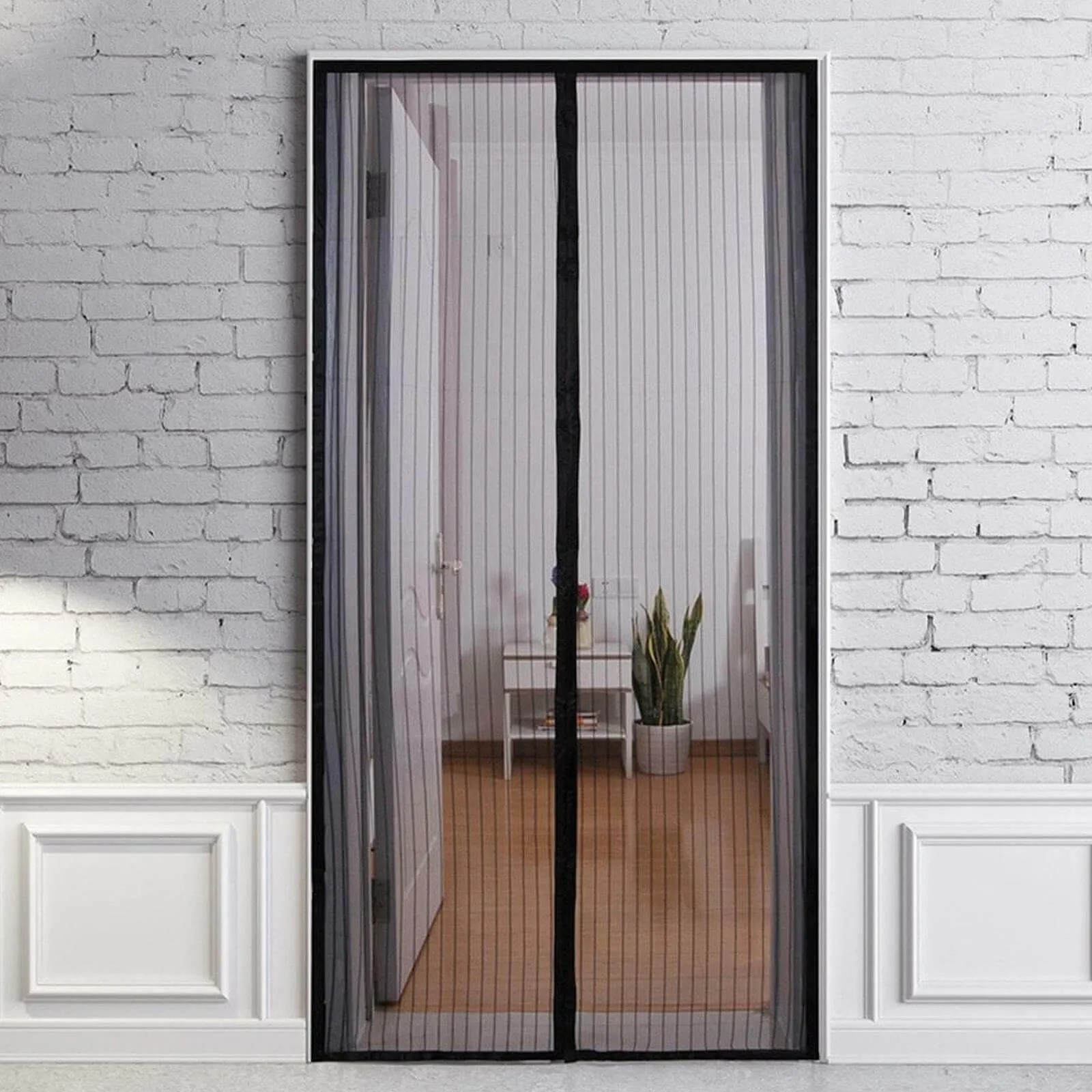 Magic Magnetic Door Mesh Screen Net Anti Mosquito Insect Fly Curtain 210 x 100cm