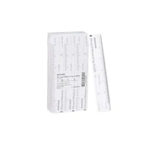 McKesson Wound Measuring Guide Ruler, Non-Sterile, Paper, 6 in, 50 Count