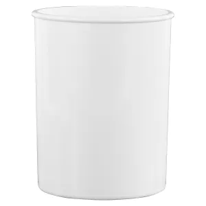 Mini Plastic Utensil Holder, White
