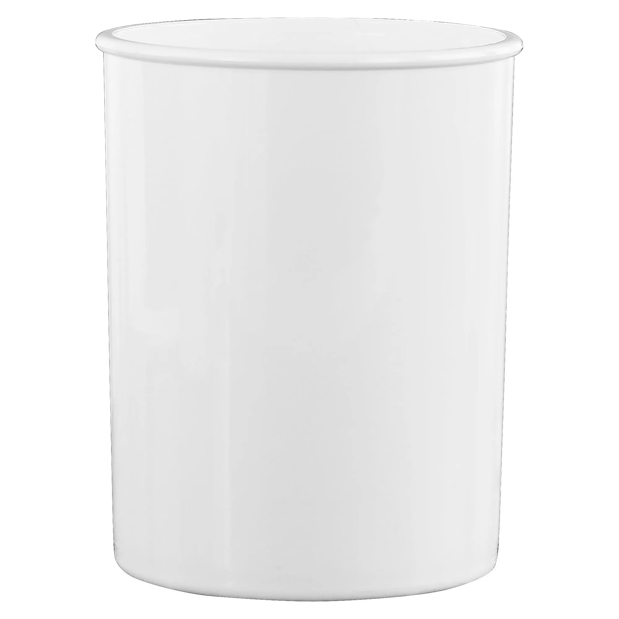 Mini Plastic Utensil Holder, White