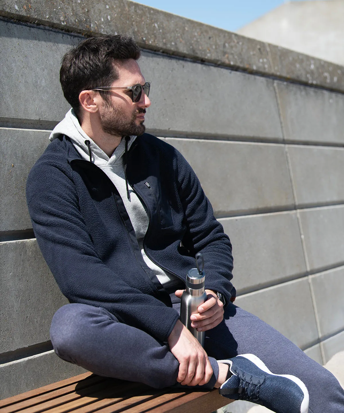 Olive - Timberlake – modern sherpa fleece