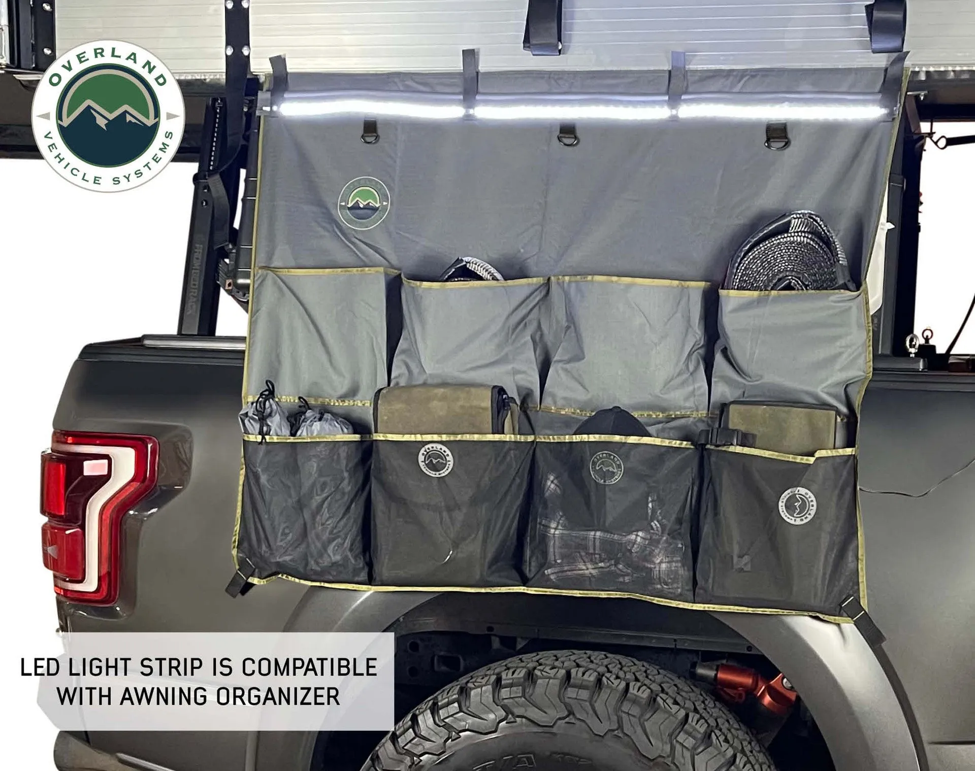 Overland Vehicle Systems Roof Top Tent & Awning Flexible 47" LED Light With Dimmer & Adaptor