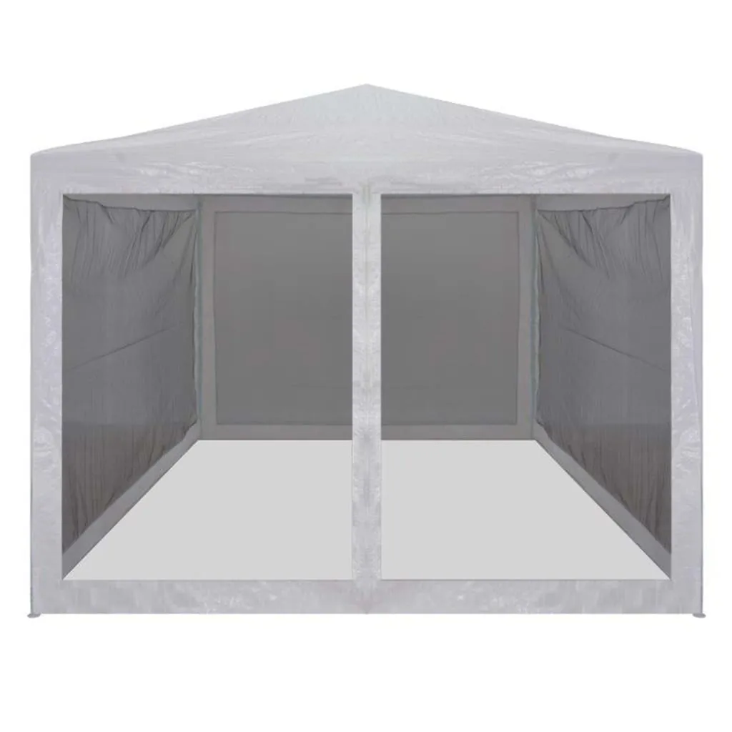 Party Tent with 4 Mesh Sidewalls 3x3 m