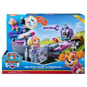 Paw Patrol Roll N Rescue Vehicle Skye's Ride N Rescue Transforming Helicopter