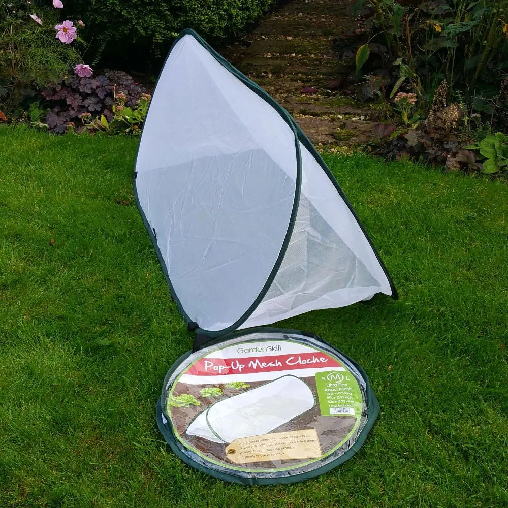 Pop Up Mini Insect Mesh Grow Tunnel & Veg Bed Cover